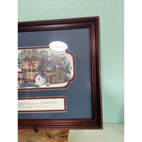 Framed Bible Verse 2 Corinthians 12:9 My Grace is Sufficient Home‎ Art - Picture 5 of 8